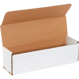 Global Industrial B40123 Global Industrial™ Corrugated Mailers, 14"L x 4"W x 4"H, White image.