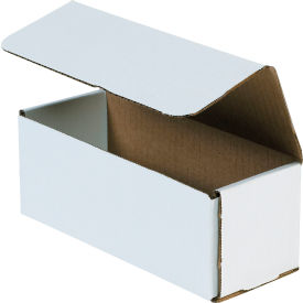 Global Industrial B2205256 Global Industrial™ Corrugated Mailers, 16"L x 6"W x 6"H, White image.