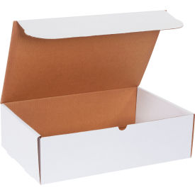 Global Industrial B40323 Global Industrial™ Corrugated Literature Mailers, 17-1/8"L x 11-1/8"W x 5"H, White image.