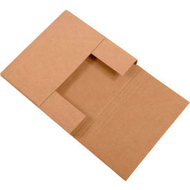 Global Industrial B2208430 Global Industrial™ Corrugated Easy-Fold Mailers, 18"L x 18"W x 2"H, Kraft image.