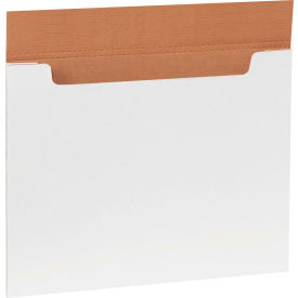 Global Industrial B68366 Global Industrial™ Corrugated Jumbo Fold-Over Mailers, 20"L x 16"W x 1/4"H, White image.