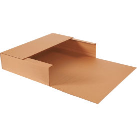 Global Industrial B1638657 Global Industrial™ Corrugated Jumbo Easy-Fold Mailers, 28"L x 22"W x 6"H, Kraft image.