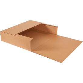 Global Industrial B1638601 Global Industrial™ Corrugated Jumbo Easy-Fold Mailers, 28"L x 24"W x 6"H, Kraft image.