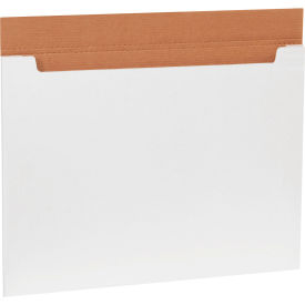 Global Industrial B68367 Global Industrial™ Corrugated Jumbo Fold-Over Mailers, 30"L x 22-1/2"W x 1/4"H, White image.