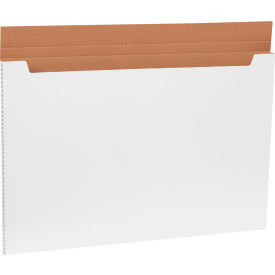Global Industrial B68369 Global Industrial™ Corrugated Jumbo Fold-Over Mailers, 36"L x 24"W x 1"H, White image.