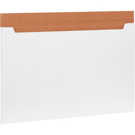 Global Industrial B40379 Global Industrial™ Corrugated Jumbo Fold-Over Mailers, 36"L x 24"W x 1/4"H, White image.