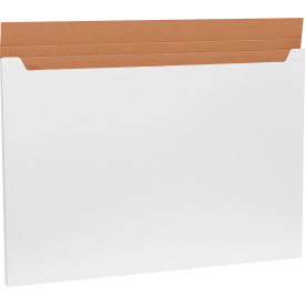 Global Industrial B2208427 Global Industrial™ Corrugated Jumbo Fold-Over Mailers, 38"L x 26"W x 1"H, White image.