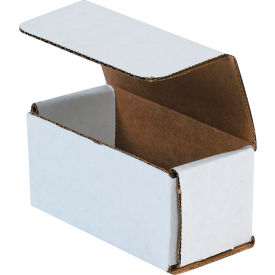 Global Industrial B40139 Global Industrial™ Corrugated Mailers, 4"L x 2"W x 2"H, White image.