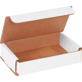 Global Industrial B1638368 Global Industrial™ Corrugated Mailers, 5"L x 3"W x 1"H, White image.