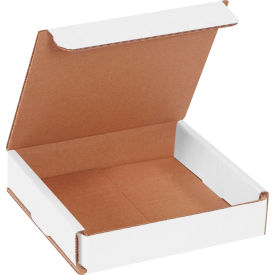 Global Industrial B1638190 Global Industrial™ Corrugated Mailers, 5"L x 5"W x 1"H, White image.