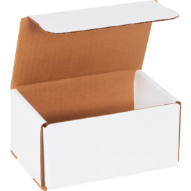 Corrugate Mailer 6"L x 4"W x 3"H White 25/Pack 