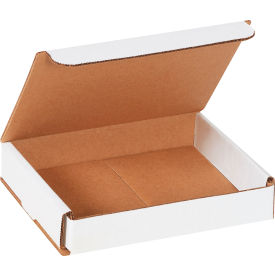 Global Industrial B1638265 Global Industrial™ Corrugated Mailers, 6"L x 5"W x 1"H, White image.
