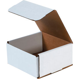 Global Industrial B40146 Global Industrial™ Corrugated Mailers, 6"L x 6"W x 3"H, White image.