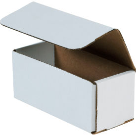 Global Industrial B40150 Global Industrial™ Corrugated Mailers, 7"L x 3"W x 3"H, White image.