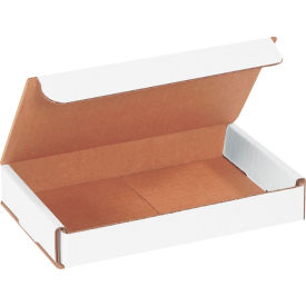 Global Industrial B1638217 Global Industrial™ Corrugated Mailers, 7"L x 4"W x 1"H, White image.