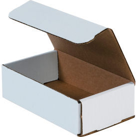 Global Industrial B40151 Global Industrial™ Corrugated Mailers, 7"L x 4"W x 2"H, White image.