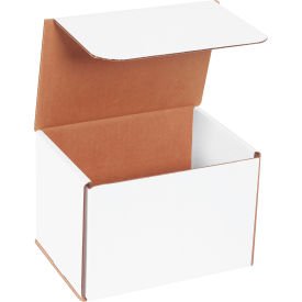 Global Industrial B1638183 Global Industrial™ Corrugated Mailers, 7"L x 5"W x 5"H, White image.