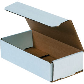 Global Industrial B40190 Global Industrial™ Corrugated Mailers, 8"L x 4"W x 2"H, White image.