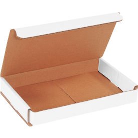 Global Industrial B1638333 Global Industrial™ Corrugated Mailers, 8"L x 5"W x 1"H, White image.