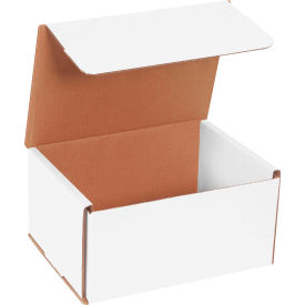 Global Industrial B40193 Global Industrial™ Corrugated Mailers, 8"L x 6"W x 4"H, White image.