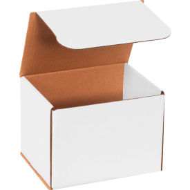 Global Industrial B546172 Global Industrial™ Corrugated Mailers, 8"L x 6"W x 6"H, White image.
