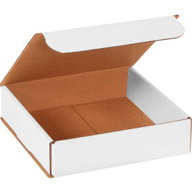 Global Industrial B1638406 Global Industrial™ Corrugated Mailers, 8"L x 8"W x 2"H, White image.