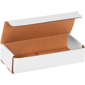 Global Industrial B1638577 Global Industrial™ Corrugated Mailers, 9"L x 4"W x 2"H, White image.