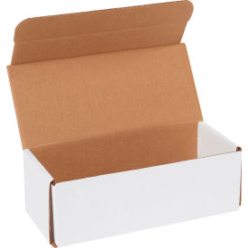 Global Industrial B40173 Global Industrial™ Corrugated Mailers, 9"L x 4"W x 3"H, White image.