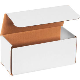 Global Industrial B40175 Global Industrial™ Corrugated Mailers, 9"L x 4"W x 4"H, White image.