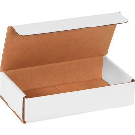 Global Industrial B1638280 Global Industrial™ Corrugated Mailers, 9"L x 5"W x 2"H, White image.
