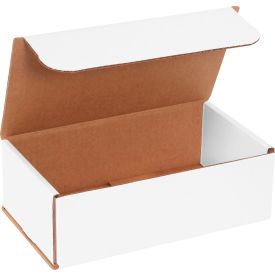 Global Industrial B546174 Global Industrial™ Corrugated Mailers, 9"L x 5"W x 3"H, White image.