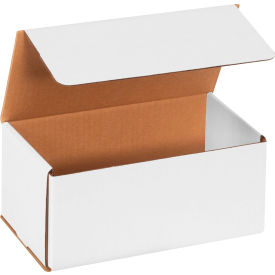 Global Industrial B1638212 Global Industrial™ Corrugated Mailers, 9"L x 5"W x 4"H, White image.