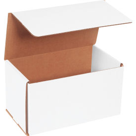 Global Industrial B1638494 Global Industrial™ Corrugated Mailers, 9"L x 5"W x 5"H, White image.
