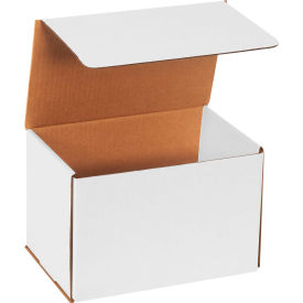 Global Industrial B1638624 Global Industrial™ Corrugated Mailers, 9"L x 6"W x 6"H, White image.