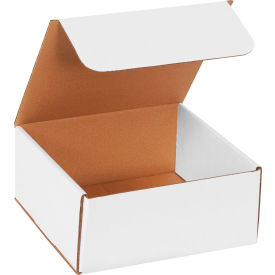 Global Industrial B2077703 Global Industrial™ Corrugated Mailers, 9"L x 9"W x 4"H, White image.