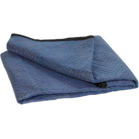 Global Industrial B1646123 Global Industrial™ Economy Moving Blankets 72" x 80" Blue, 6 Pack image.