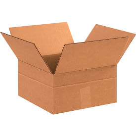 Global Industrial™ Multi Depth Cardboard Corrugated Boxes 12""L x 12""W x 6""H Kraft