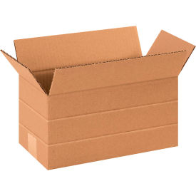 Global Industrial™ Multi Depth Cardboard Corrugated Boxes 12""L x 6""W x 6""H Kraft