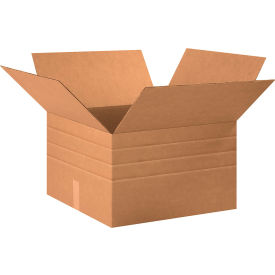 Global Industrial™ Multi Depth Cardboard Corrugated Boxes 20""L x 20""W x 12""H Kraft