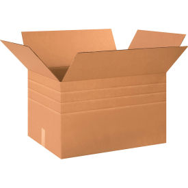 Global Industrial™ Multi Depth Cardboard Corrugated Boxes 24""L x 18""W x 18""H Kraft