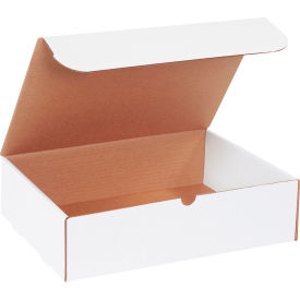 Global Industrial B40276 Global Industrial™ Corrugated Literature Mailers, 15-1/8"L x 11-1/8"W x 4"H, White image.