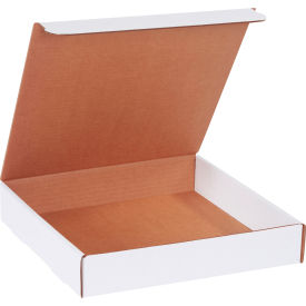 Global Industrial B1878606 Global Industrial™ Corrugated Literature Mailers, 11"L x 11"W x 2"H, White image.