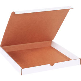 Global Industrial B2205453 Global Industrial™ Corrugated Literature Mailers, 12"L x 12"W x 1-1/4"H, White image.
