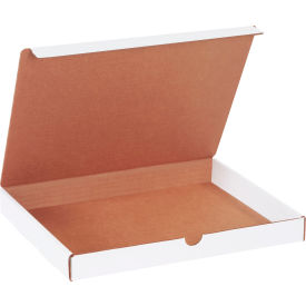 Global Industrial B2205452 Global Industrial™ Corrugated Literature Mailers, 12-1/8"L x 9-1/4"W x 1-1/4"H, White image.