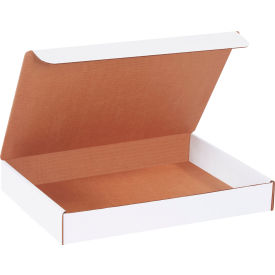 Global Industrial B1878710 Global Industrial™ Corrugated Literature Mailers, 14"L x 10"W x 2"H, White image.