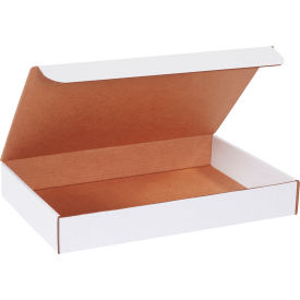 Global Industrial B1878729 Global Industrial™ Corrugated Literature Mailers, 17"L x 11"W x 2-1/2"H, White image.