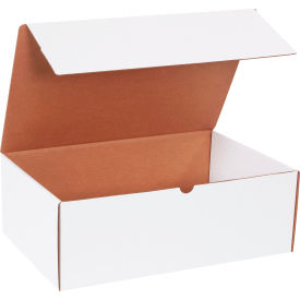 Global Industrial B2208438 Global Industrial™ Corrugated Literature Mailers, 17-1/4"L x 11-1/4"W x 6"H, White image.