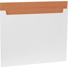 Global Industrial B2208428 Global Industrial™ Corrugated Jumbo Fold-Over Mailers, 28"L x 22"W x 1/4"H, White image.