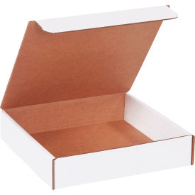 Global Industrial B2205458 Global Industrial™ Corrugated Literature Mailers, 8"L x 8"W x 2"H, White image.