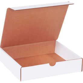 Global Industrial B2077749 Global Industrial™ Corrugated Literature Mailers, 9"L x 8"W x 2"H, White image.